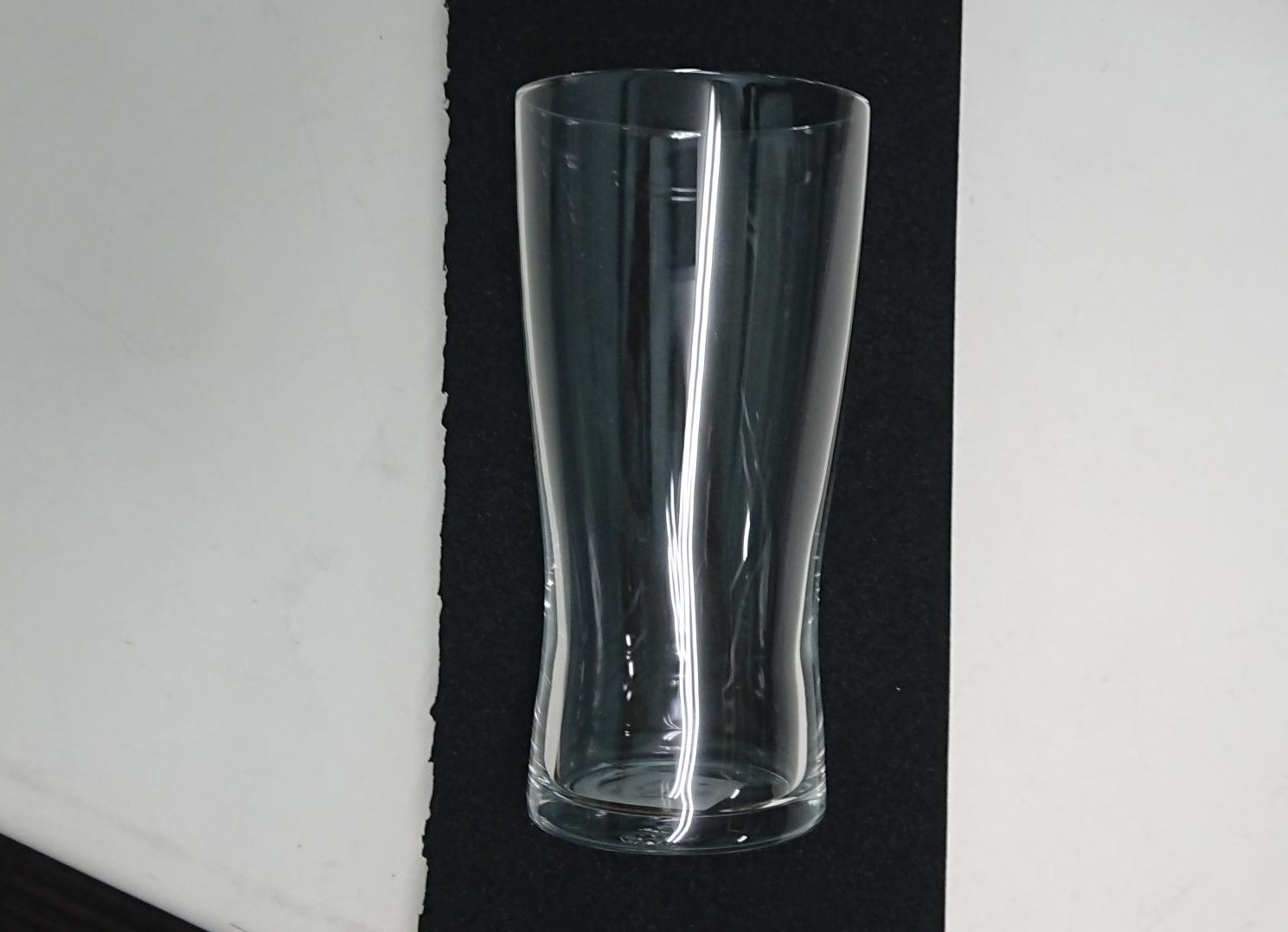 コップなどの円筒形のガラス製品の欠陥検出