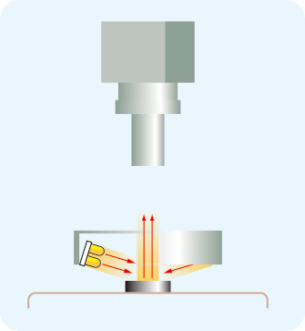 Conceptual illuminance figure